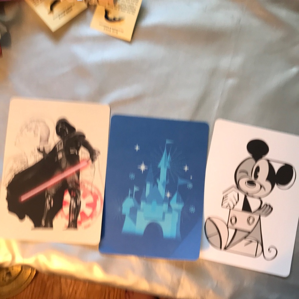 Vintage Disney special edition post cards set of 3